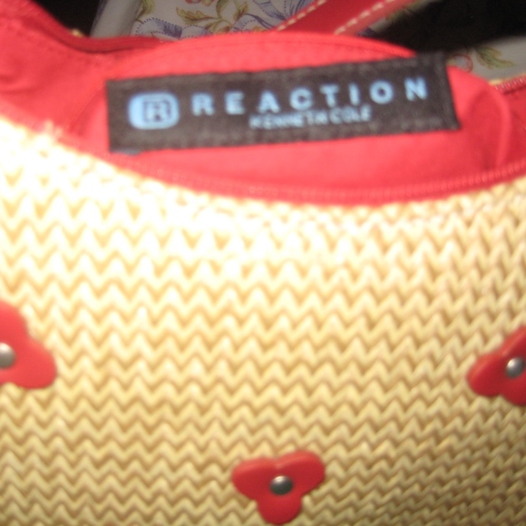Kenneth Cole REACTION Wicker/Woven Handbag - Picture 4 of 6